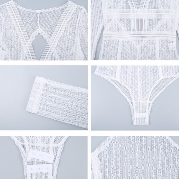 Jessica Bodysuit in White - Picture 5 of 7